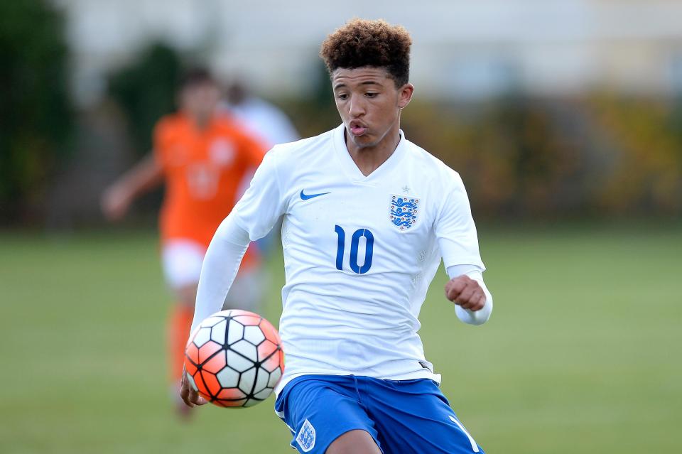  Sancho attracted a wide range of interest following his impressive summer spell with the England U23 squad