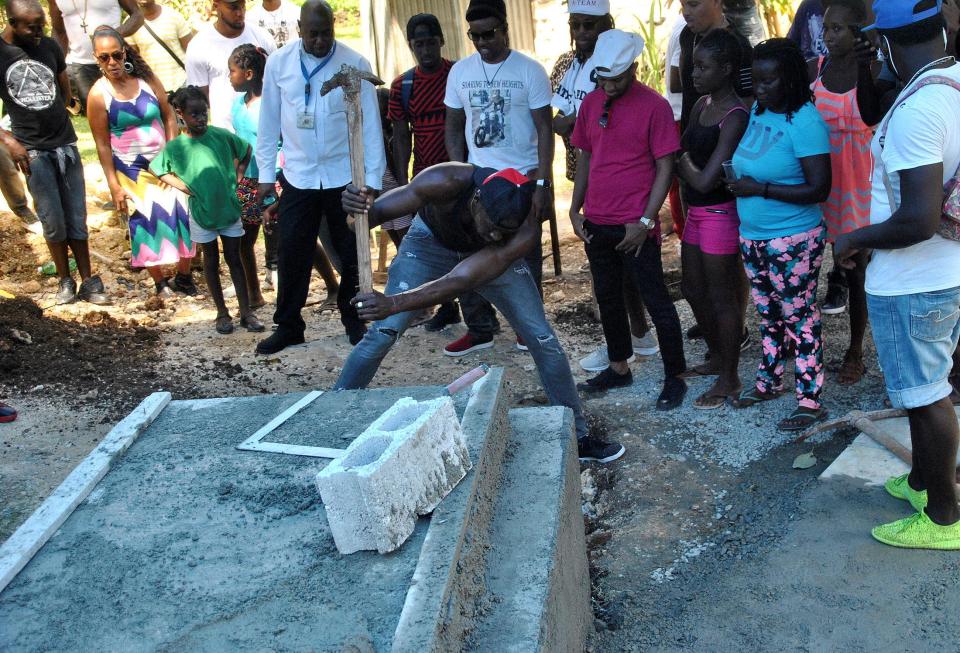  The Jamaican also helped to dig the grave and admitted he struggled to train for two weeks afterwards