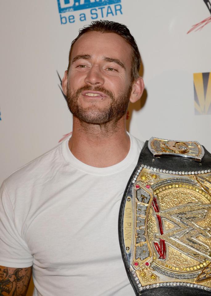  CM Punk was formerly the WWE champion before he left