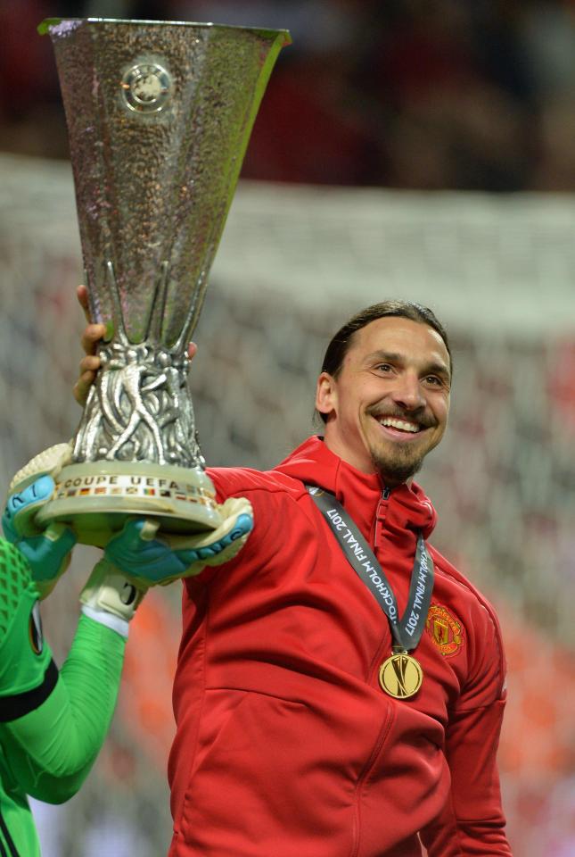  Zlatan Ibrahimovic also won the Europa League with Manchester United