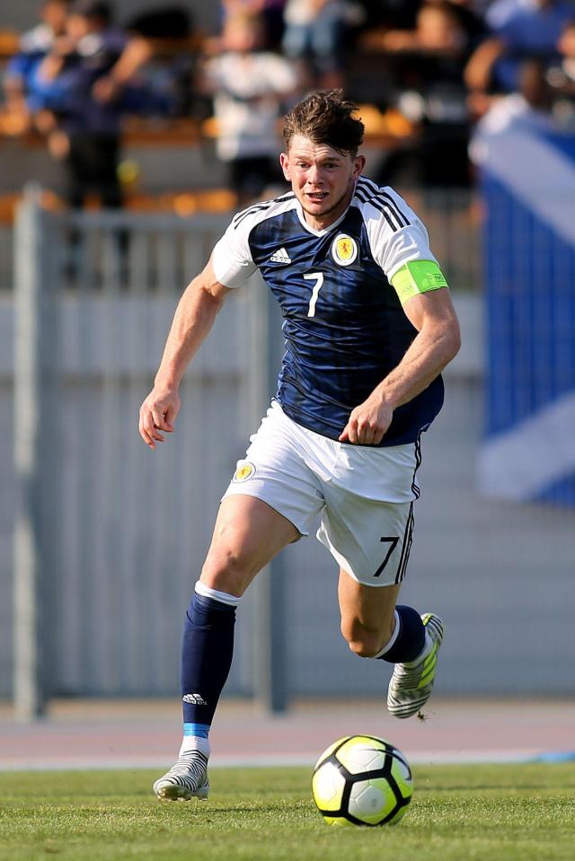  Scotland international Oliver Burke could feature in Sunday's game against Stoke