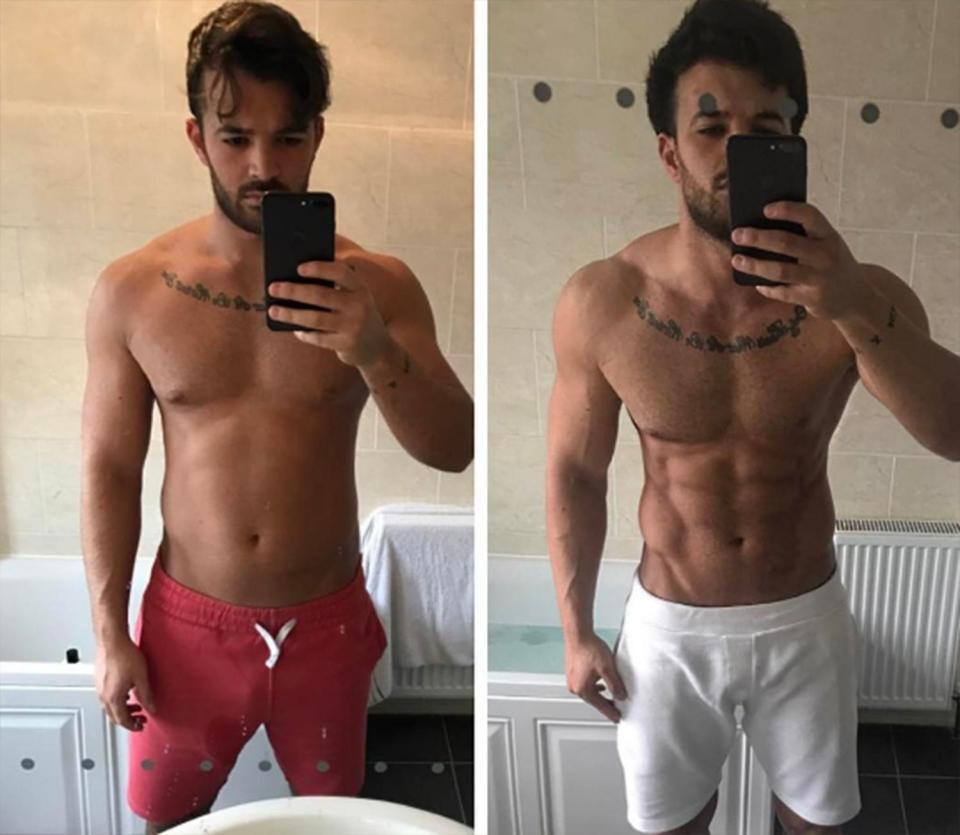  Mike has transformed his physique in recent months