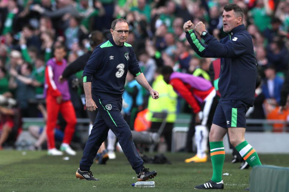  Keane is now Ireland assistant under Martin O'Neill