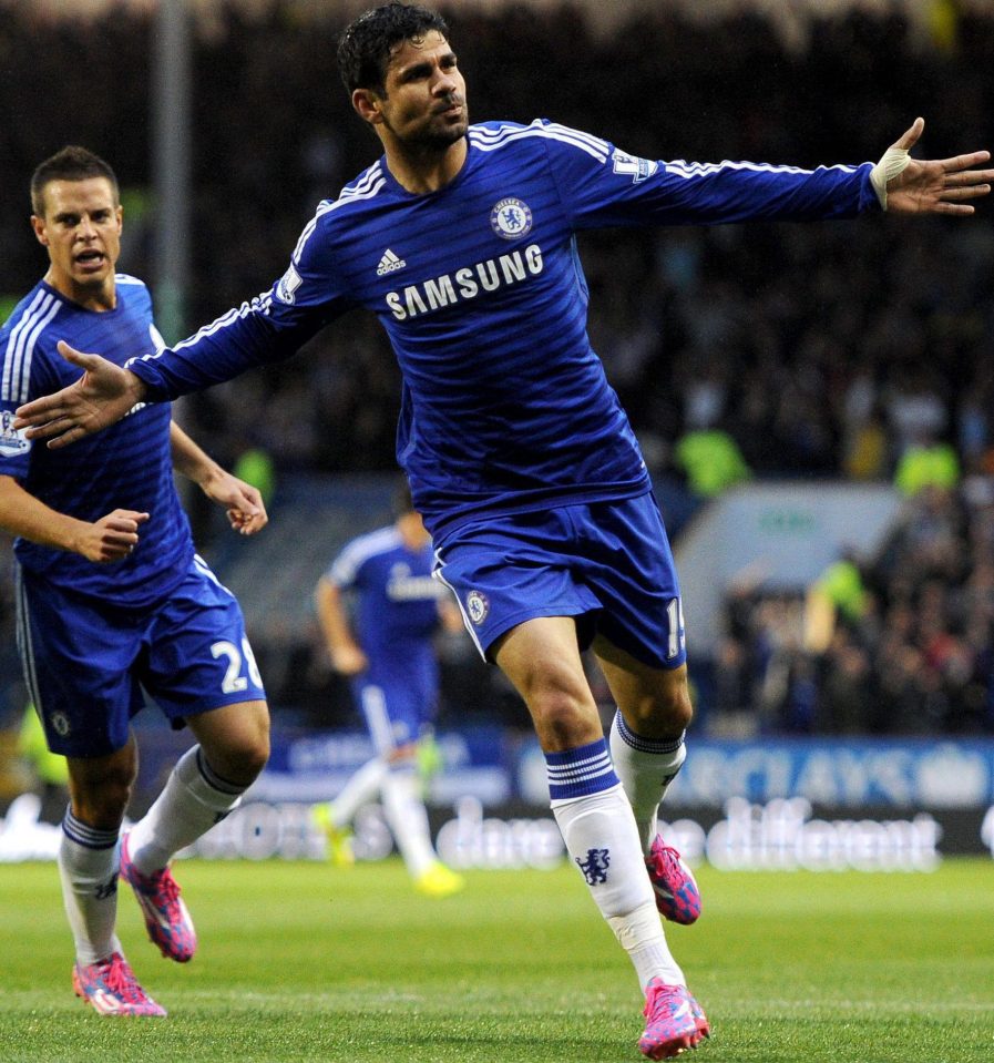  Costa scored 52 goals in three seasons at Chelsea