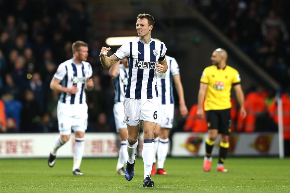  Jonny Evans could be leaving West Brom before Thursday's deadline