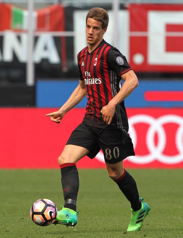  The midfielder was on loan at AC Milan last season