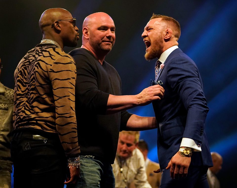  Conor McGregor is training for his mega-rich fight with Floyd Mayweather