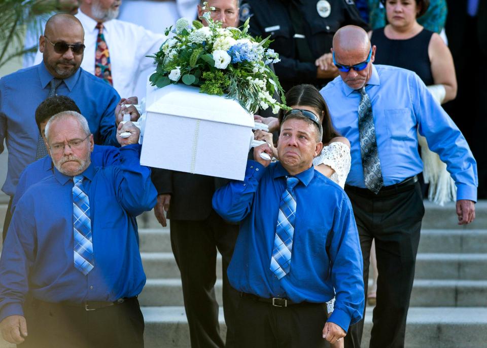  Aramazd Andressian Jr's funeral at Holy Family Roman Catholic Church in South Pasadena