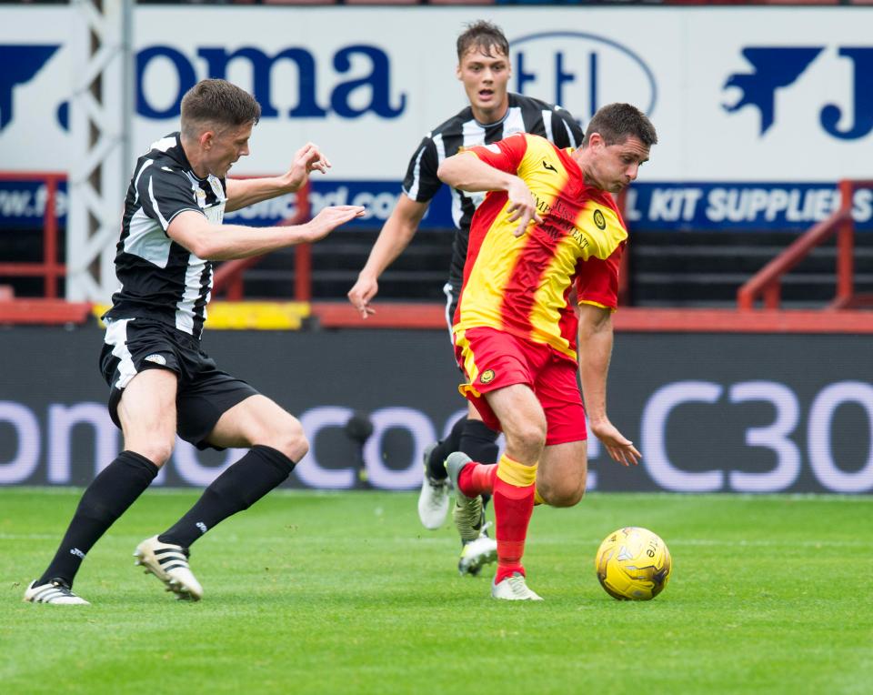  Kris Doolan could yet feature against Celtic at Firhill