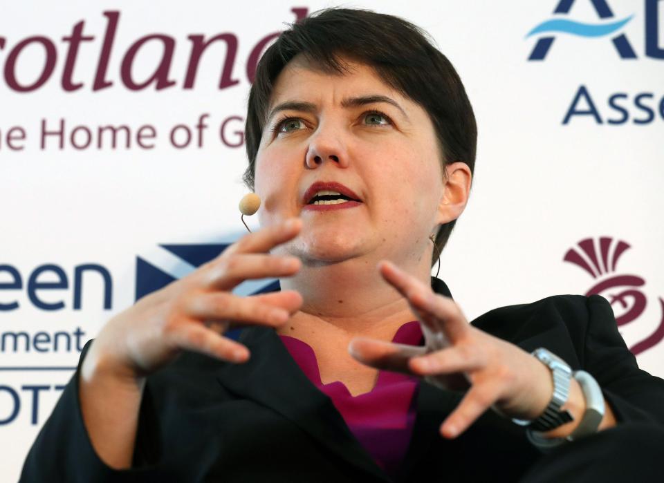  Ruth Davidson mocked the SNP boss for her U-turn on nationalism