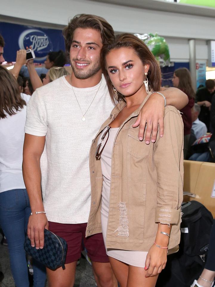  Amber Davies celebrates with Kem and says her dream job would be a stint in the I'm A Celeb jungle