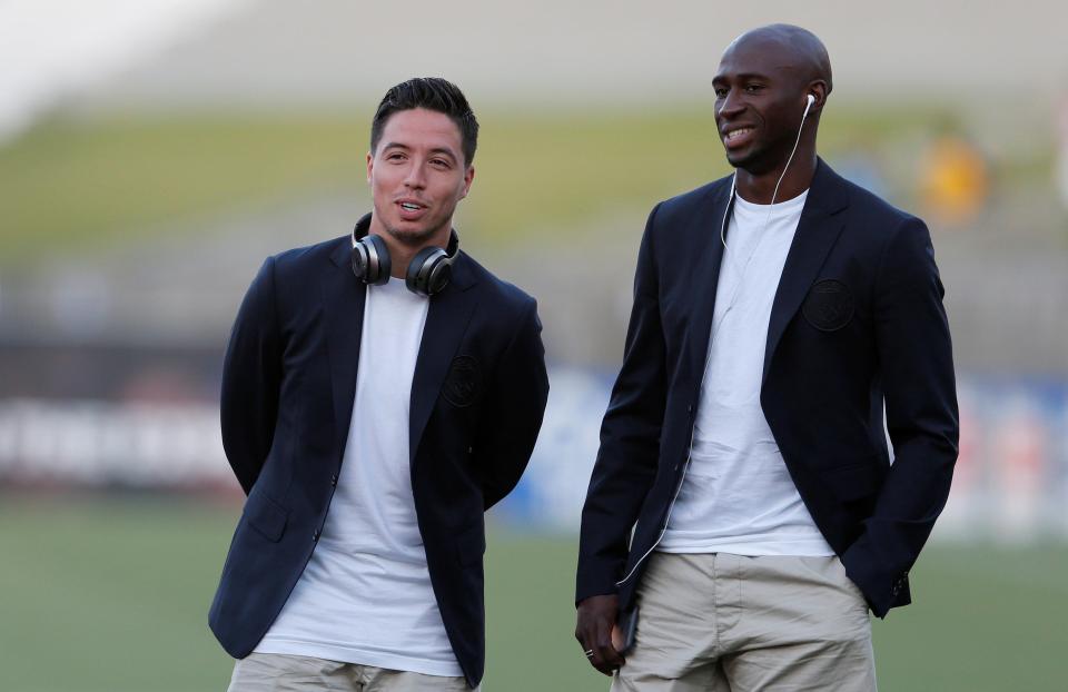  Samir Nasri and Eliaquim Mangala are heading out of the Etihad