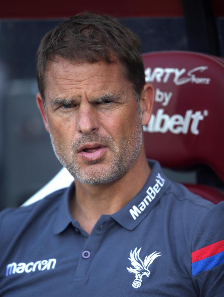  Crystal Palace manager Frank de Boer worked with Fosu-Mensa at Ajax