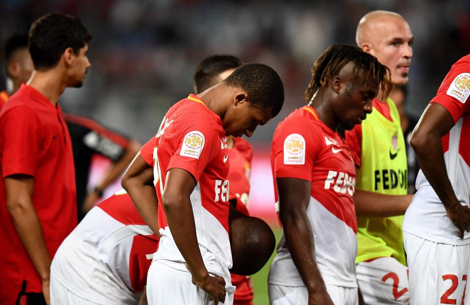  Monaco were beaten by PSG in the French version of the Community Shield - a defeat that could well be a sign of things to come