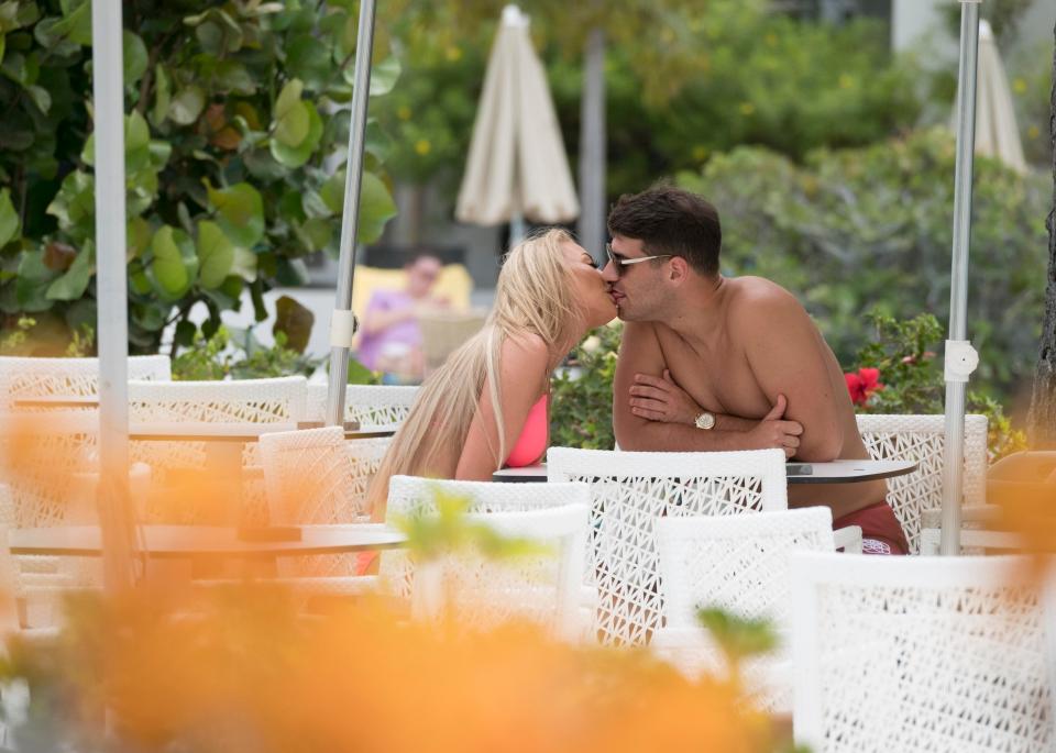  Towie's Jon Clark and Chloe spotted on holiday