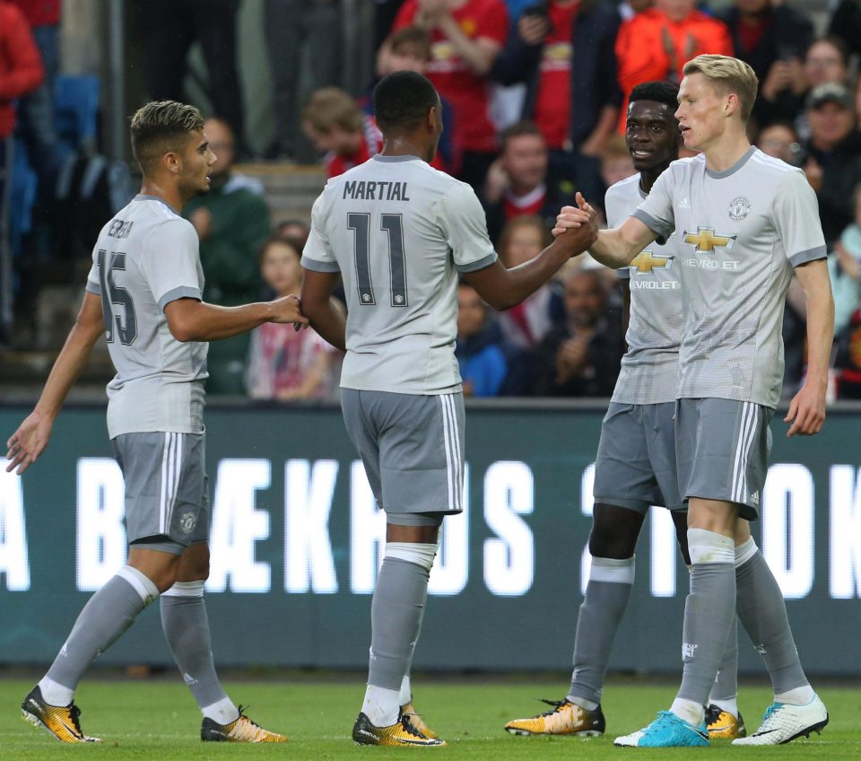  Scott McTominay (right) could be a part of Jose Mourinho's squad next season