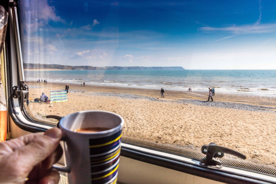 Oxwich Bay on the Gower Peninsula is particularly special at sunrise, according to the photographer 