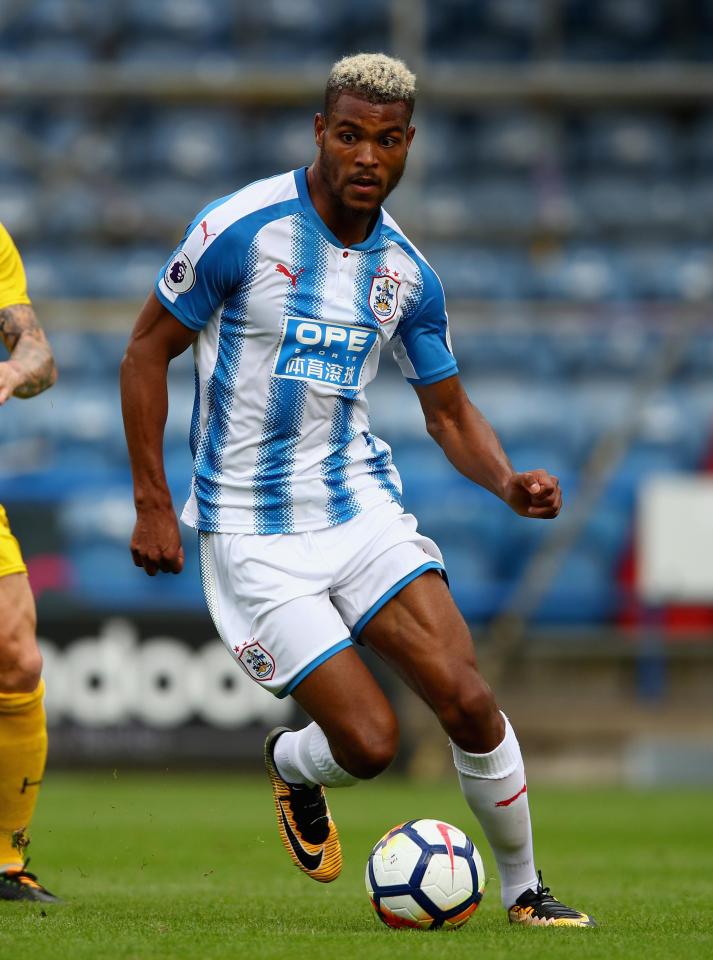  The Terrier's record signing Steve Mounie