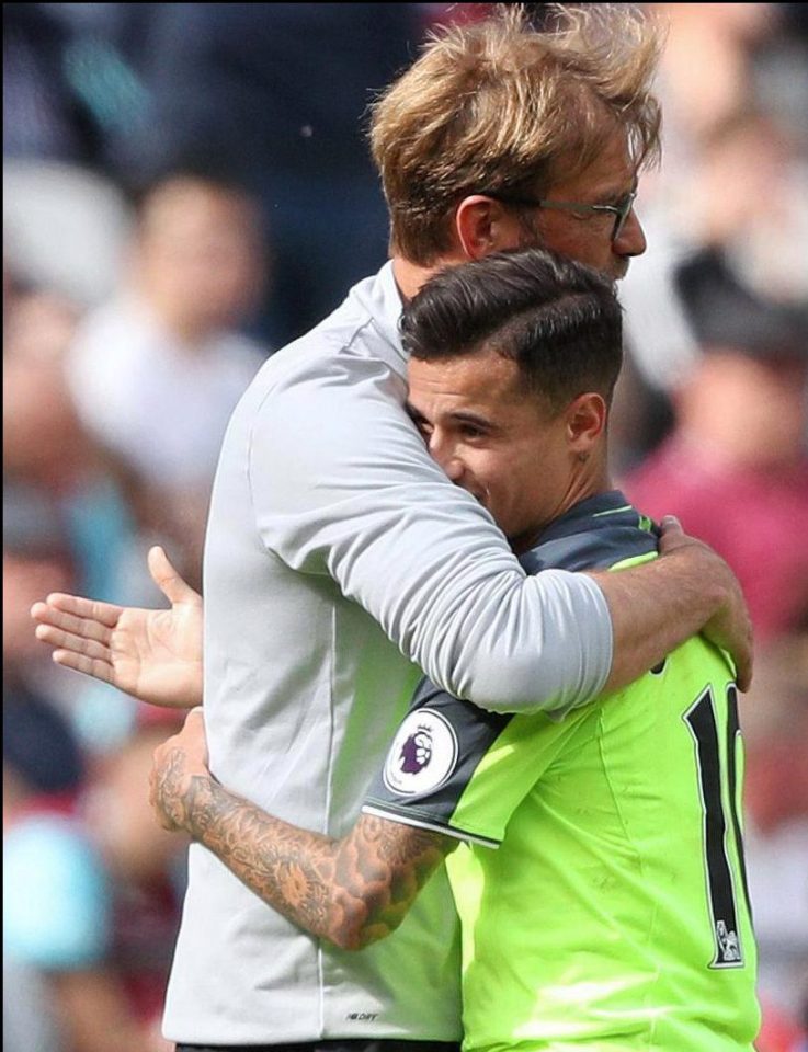  Jurgen Klopp is desperate to keep hold of Coutinho this summer