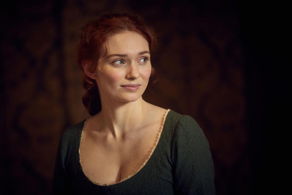  Demelza, Poldark's wife, is played by alias actress Eleanor Tomlinson