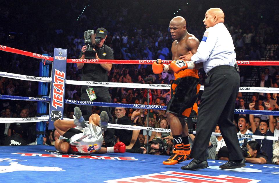  Mayweather is not known for his punching power but will still be dangerous