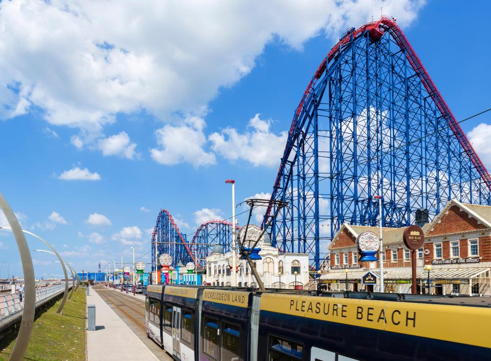  Faded charm and endless entertainment were a hit with visitors to Blackpool Pleasure Beach