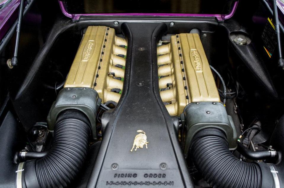  A huge 5.7-litre V12 engine hides under the bonnet