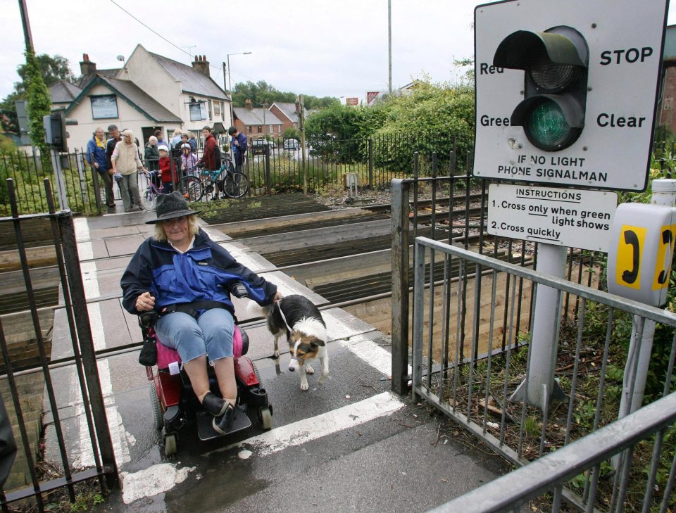  Network Rail argues the existing crossing is a health and safety risk to the public