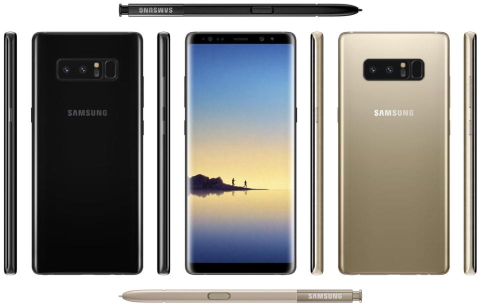  New leaked photos appear to show dual cameras on the reverse of the Galaxy Note 8