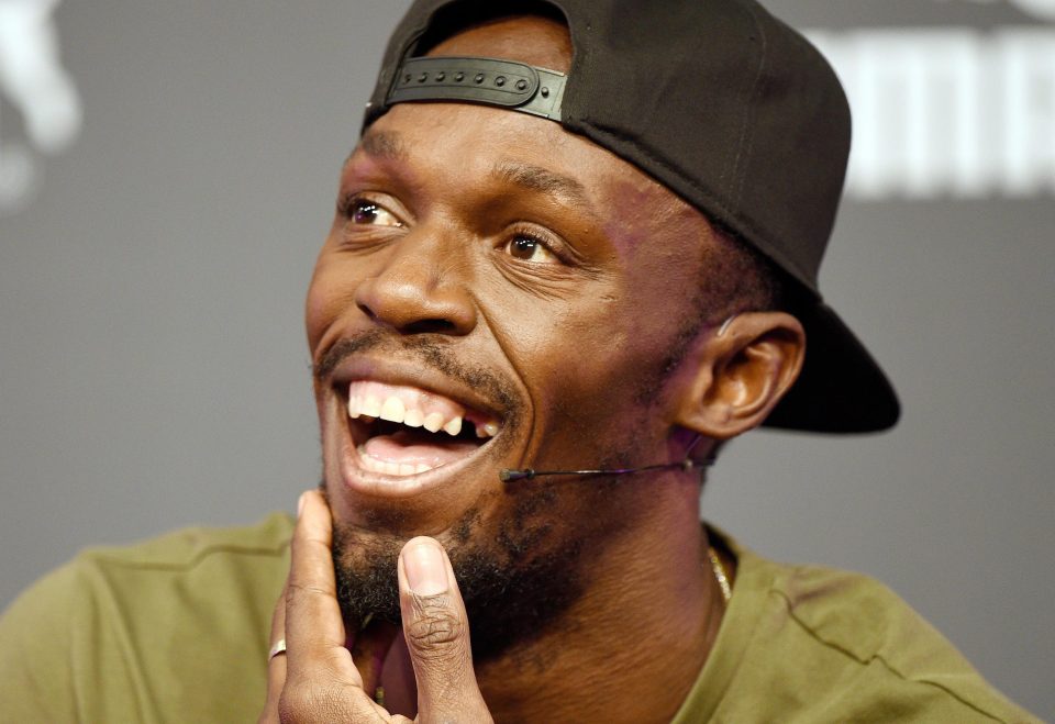  Usain Bolt was as entertaining and magnetic as ever in his press conference