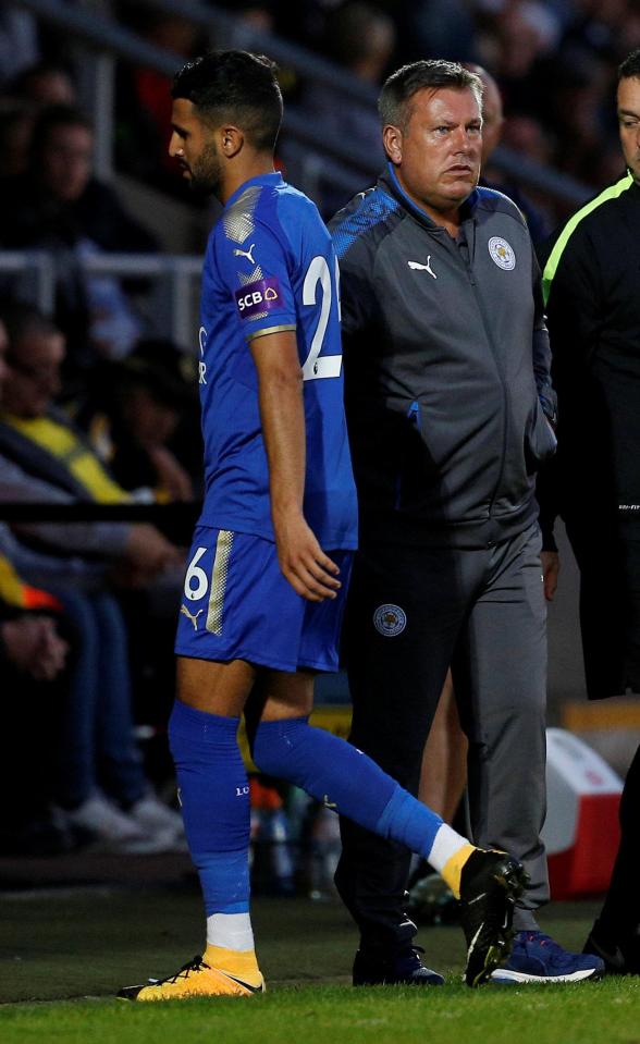  Mahrez cuts a frustrated figure at Leicester