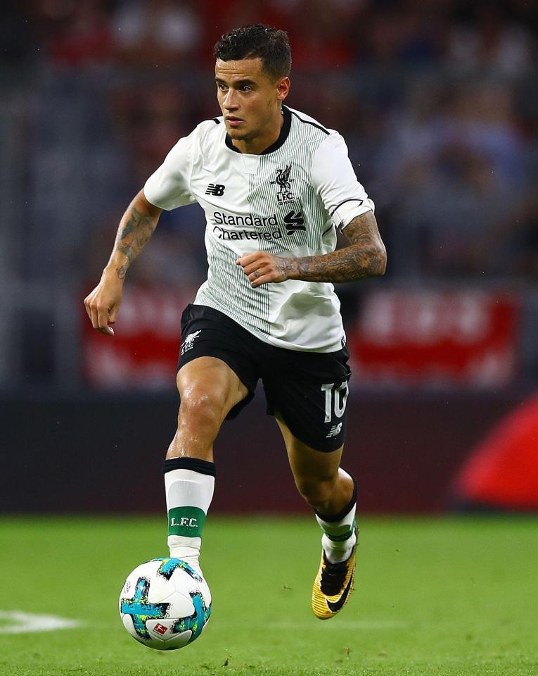  Liverpool ace Philippe Coutinho has also emerged as top target for Ernesto Valverde's side