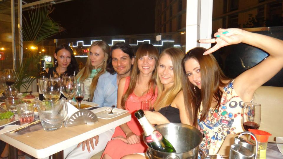  He dated around 200 'good and beautiful Russian women' before he met his wife Katia in February 2015 in a bar