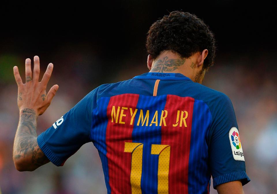  Neymar will leave Barcelona and join PSG in £196million deal