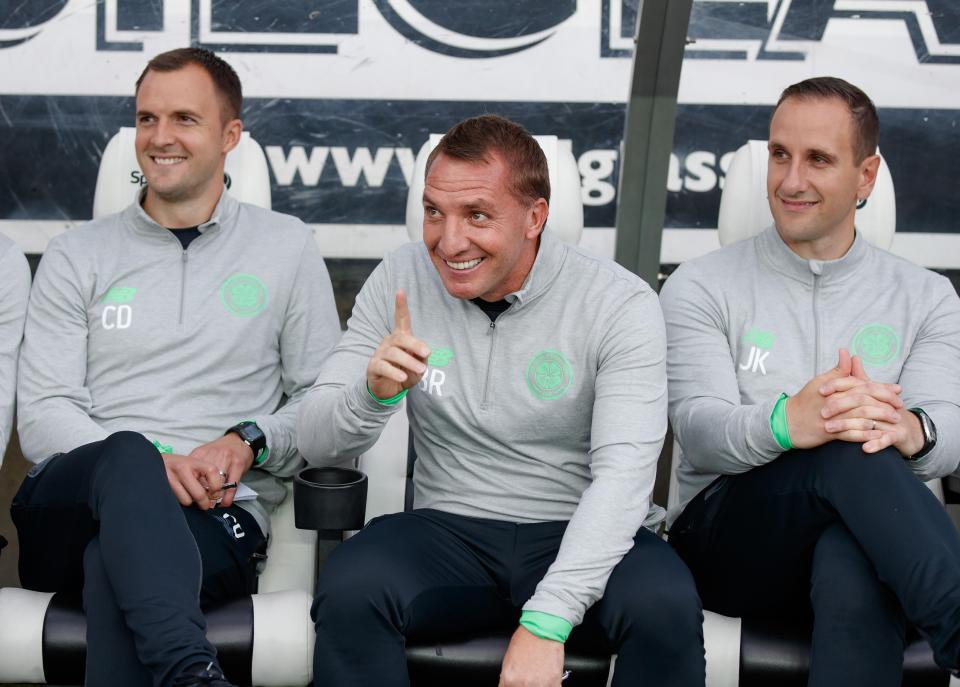  Brendan Rodgers' Celtic will face Astana in Champions League qualifying