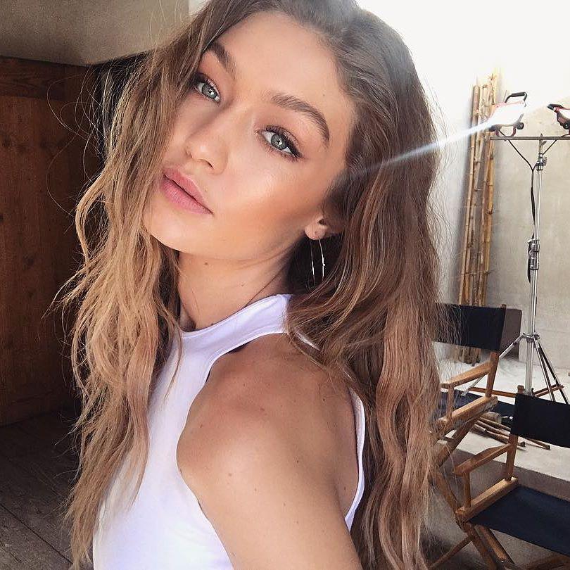  Gigi Hadid is also 22, and her mum is also from the Netherlands - so the pair share more in common than just their hair and pout