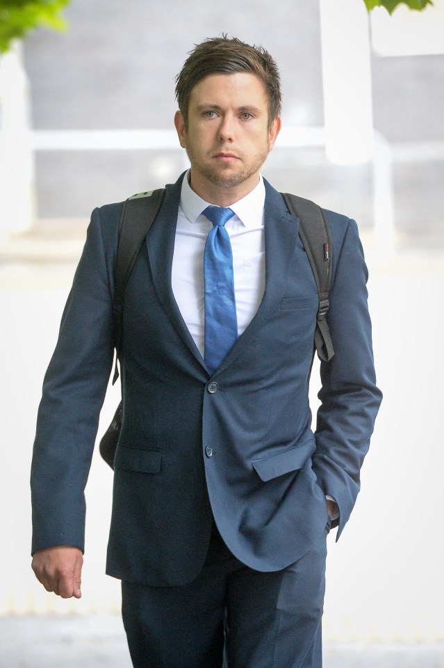 Mark Lloyd, 33, pictured arriving at Merthyr Tydfil Magistrates’ Court before he was handed a 20-week prison sentence