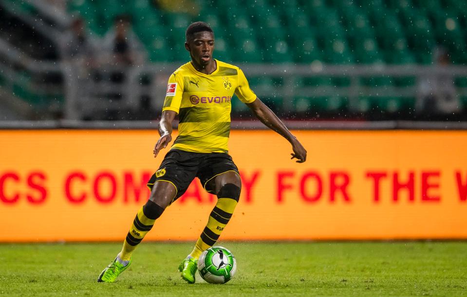  Borussia Dortmund star Ousmane Dembele is keen on a Barcelona transfer