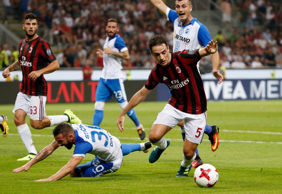  AC Milan are on the hunt to replace crocked Giacomo Bonaventura