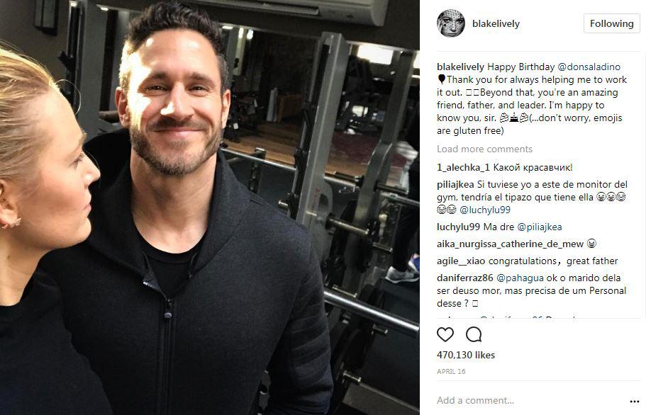  Ryan's wife Blake Lively also works with his personal trainer Don Saladino