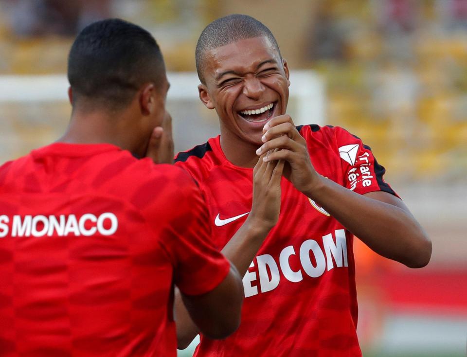  Kylian Mbappe is all smiles as he has reportedly agreed to join Paris Saint-Germain