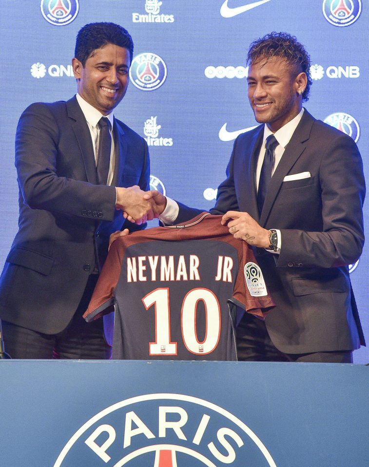  Nasser Al-Khelaifi dismissed the controversy surrounding the transfer of Neymar