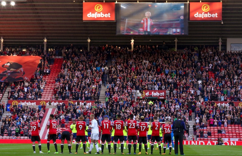 supportes come together to remember the life and fight of Bradley Lowery, who died aged six from a rare form of cancer