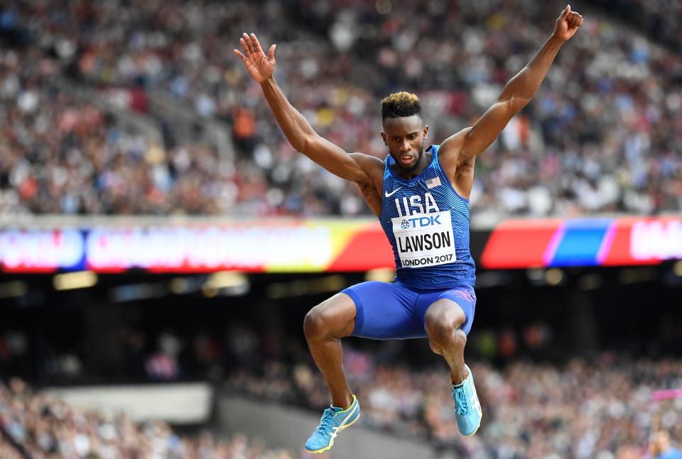  American long jump maestro Jarrion Lawson is one of the favourites to claim gold in London