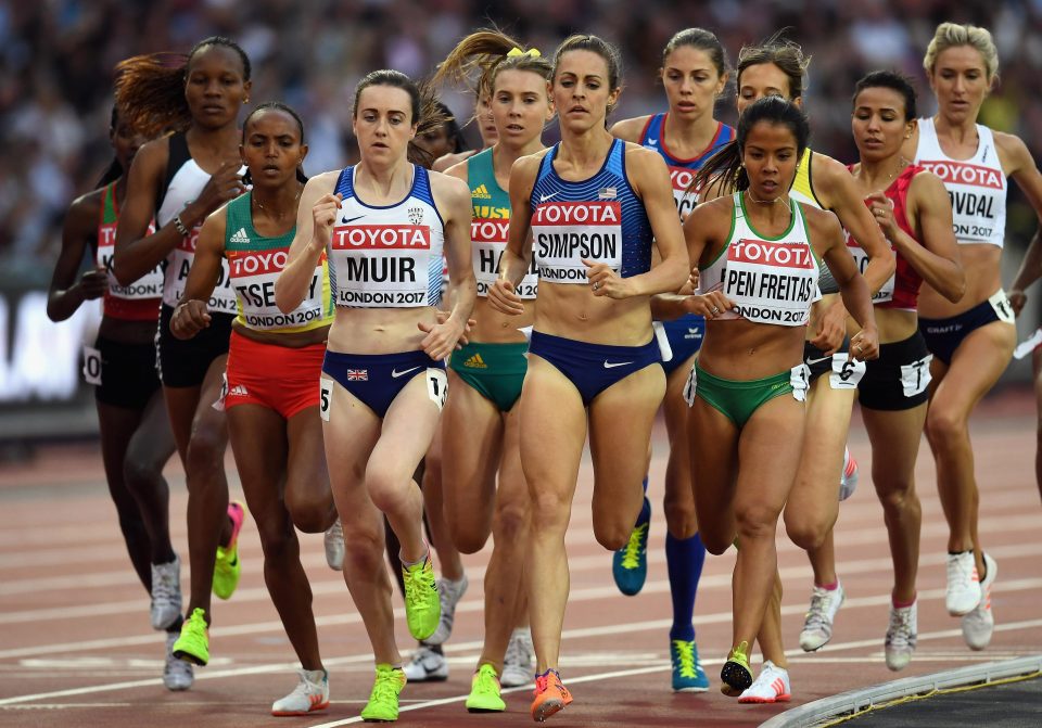  Laura Muir kept herself out of trouble with a sensible run in her heat