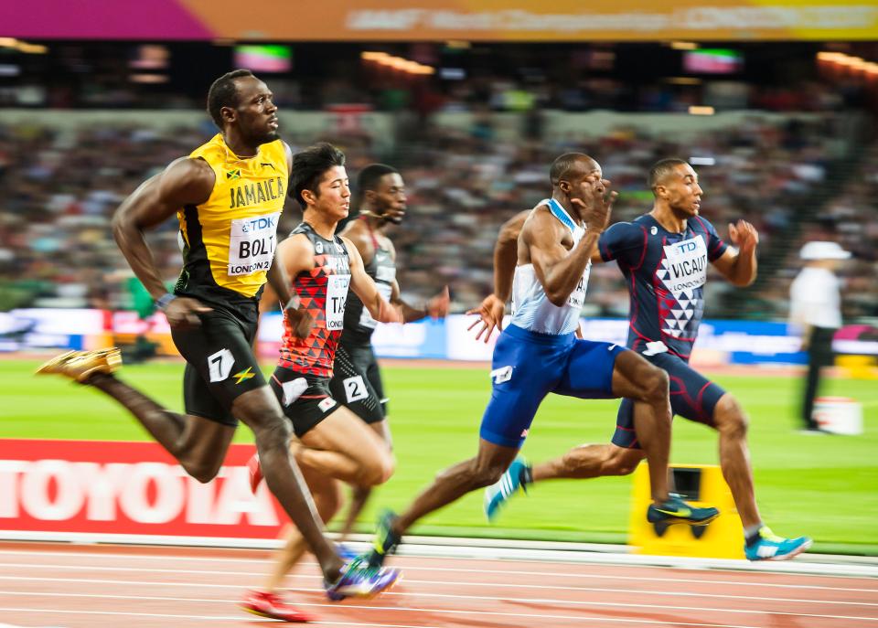  But the sprint king blasted the starting blocks as 'the worst ever'