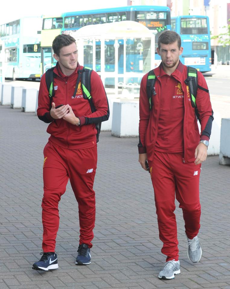  New arrival Andy Robertson and Jon Flanagan will hope to impress