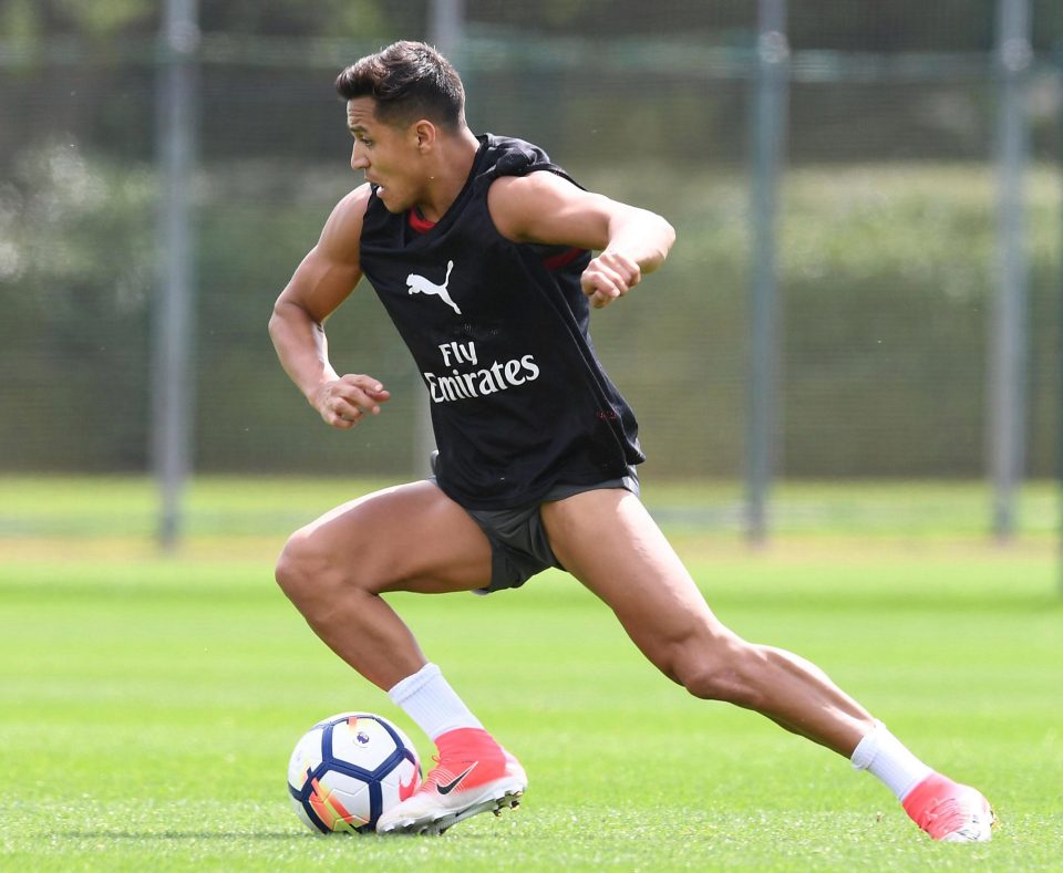  Despite training with the Arsenal squad, the striker is yet to feature this season