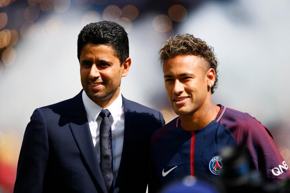  Neymar joined PSG from Barcelona for world record £198million