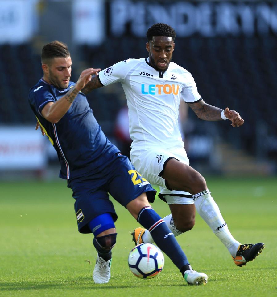  Leroy Fer was also on target for the Swans in their final pre-season game of the summer